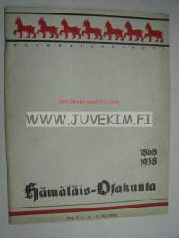 Ylioppilaslehti 1938 nr 9b Hämäläis-Osakunta 1868-1938 erikoisnumero