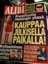 Alibi 2011 nr 8 viron poliisi hakkasi?, prostituutio Helsingin yössä, katoaminen paljastui paloittelusurmaksi