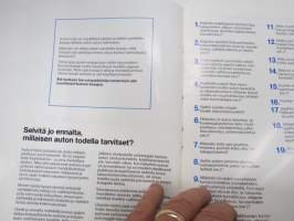Saab - autoon tutustuminen ja kunnon koeajo -myynitesite / sales brochure