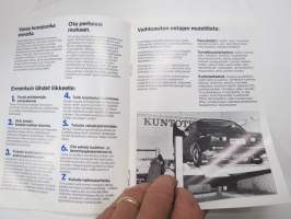 Saab - autoon tutustuminen ja kunnon koeajo -myynitesite / sales brochure