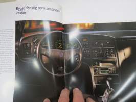 Saab 9000 1990 -myyntiesite / sales brochure