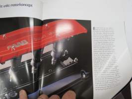 Saab 9000 1990 -myyntiesite / sales brochure