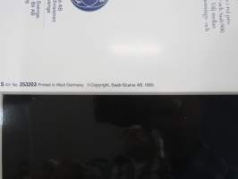 Saab 9000 1990 -myyntiesite / sales brochure