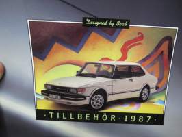 Saab 90 Tillbehör 1987 -myyntiesite / sales brochure