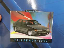 Saab 9000 Tillbehör 1987 -myyntiesite / sales brochure