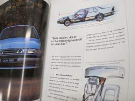 Saab 9000 CS, CSE, CD, CDE, Aero, Griffin 1995 -myyntiesite, ruotsinkielinen / brochure