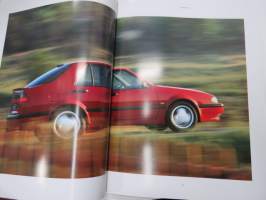 Saab 9000 CS, CSE, CD, CDE, Aero, Griffin 1995 -myyntiesite, ruotsinkielinen / brochure