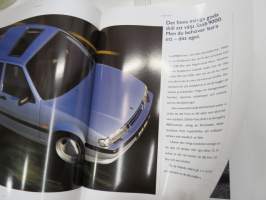 Saab 9000 CS, CSE, CD, CDE, Aero, Griffin 1995 -myyntiesite, ruotsinkielinen / brochure