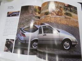 Saab 9000 CS, CSE, CD, CDE, Aero, Griffin 1995 -myyntiesite, ruotsinkielinen / brochure