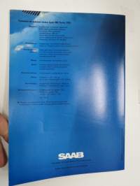 Saab Turbo APC - 900 Turbo 1983 -myyntiesite / sales brochure