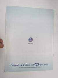 Saab 93 Sport Sedan - Ensimmäinen luonnos - Täysin uusi -myyntiesite / sales brochure