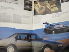 Saab 900, 9000 -myyntiesite, tabloid-koko / sales brochure