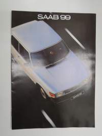Saab 99 1981 -myyntiesite / sales brochure