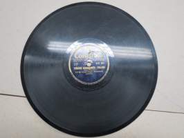 Columbia DY 60 Johan Strauss, Rytmi Pojat Tonava Kaunoinen / Kultaa ja hopeaa-valssi -savikiekkoäänilevy / 78 rpm record