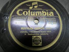 Columbia DI 66 Venäläinen Talonpoikais orkesteri Mustalais rakkaus, valssi / Kevään tervehdys, valssi -savikiekkoäänilevy / 78 rpm record