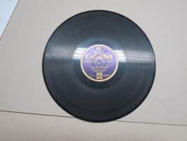 Columbia 13352 Leo Kauppi, Tenori Helmi ja Kalle / Kuuliaiset Kottilassa - savikiekkoäänilevy / 78 rpm record