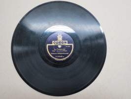 Odeon A 228491 a Dallapè-orkesteri La Cumparsita / Viljo Vesterinen Tyyntä ja myrskyä - savikiekkoäänilevy / 78 rpm record