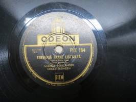 Odeon PLE 164 George Boulanger orkestereineen Terveisiä Franz Lisztiltä / Ennen kuolemaa - savikiekkoäänilevy / 78 rpm record