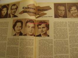 Elokuva-Aitta 1959 nr 6, kansikuva Romy Schneider, Susan Strasberg, Dostojevski - Idiootti, Suuri sävelparaati, Eartha Kitt, Bigin baari avattu Hki, ym.