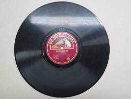 &quot;His Master´s Voice&quot; X 2826 Oiva Soini Syystunnelma / Merellä - savikiekkoäänilevy / 78 rpm record