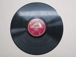 &quot;His Master´s Voice&quot; X 2826 Oiva Soini Syystunnelma / Merellä - savikiekkoäänilevy / 78 rpm record