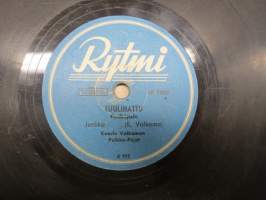 Rytmi SR 7005 Kaarlo Valkaman Polkka-pojat Keikari-polkka / Tuulihattu - savikiekkoäänilevy / 78 rpm record