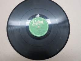 Rytmi R 6147 Eteläsuomalaisen Osakunnan Laulajat Oli Kaunis Kesäilta / Heikin Naimapuuhat / Tullalla - savikiekkoäänilevy / 78 rpm record