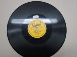 Rytmi R 6183 Matti Louhivuori ja Rytmi-orkesteri Suopursu / Rakkaat kädet - savikiekkoäänilevy / 78 rpm record