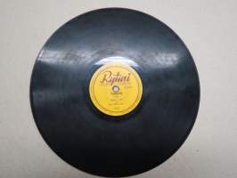 Rytmi B 6171 Metro-tytöt ja Toivo Kärjen yhtye Taikayö / Metro-tytöt ja rytmi-orkesteri Odotin Pitkän Illan - savikiekkoäänilevy / 78 rpm record