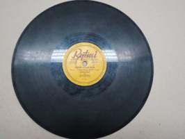 Rytmi B 6171 Metro-tytöt ja Toivo Kärjen yhtye Taikayö / Metro-tytöt ja rytmi-orkesteri Odotin Pitkän Illan - savikiekkoäänilevy / 78 rpm record