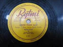 Rytmi B 6171 Metro-tytöt ja Toivo Kärjen yhtye Taikayö / Metro-tytöt ja rytmi-orkesteri Odotin Pitkän Illan - savikiekkoäänilevy / 78 rpm record