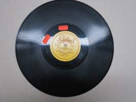 Rytmi R 6250 Paavo Tiusanen ja Matti Viljanen Romanialainen kitara / Suvinen tanssi - savikiekkoäänilevy / 78 rpm record