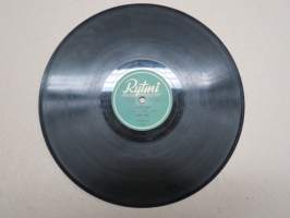 Rytmi VR 6028 Henry Theel ja Rytmi-yhtye Iltahetkenä / Intian Maharadia - savikiekkoäänilevy / 78 rpm record