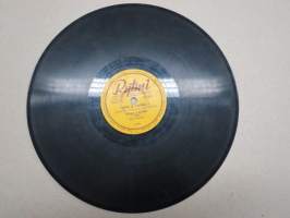 Rytmi R 6215  Tamara ja Justeeri sekä Rytmi-orkesteri Uutta ja Vanhaa 3 / Uutta ja vanhaa 4 - savikiekkoäänilevy / 78 rpm record