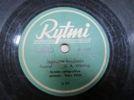 Rytmi VR 6002 Rytmin swing-yhtye Japanese Sandman -savikiekkoäänilevy / 78 rpm record