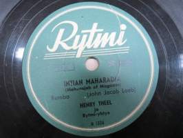 Rytmi VR 6028 Henry Theel ja Rytmi-yhtye Intian Maharadia / Iltahetkenä -savikiekkoäänilevy / 78 rpm record