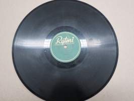 Rytmi VR 6028 Henry Theel ja Rytmi-yhtye Intian Maharadia / Iltahetkenä -savikiekkoäänilevy / 78 rpm record