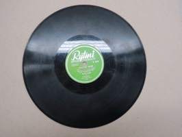 Rytmi R 6163 Kalevi Tauru ja Rytmi-yhtye Surulliset slmät / Yksinäinen -savikiekkoäänilevy / 78 rpm record