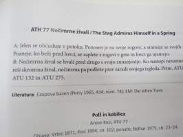 Tipni indeks slovenskih ljudskih pravljic - Zivalske pravljice in Basni -slovenialaisten kansansatujen luettelo / tutkimus?