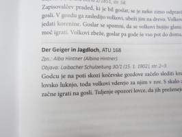 Tipni indeks slovenskih ljudskih pravljic - Zivalske pravljice in Basni -slovenialaisten kansansatujen luettelo / tutkimus?