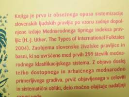 Tipni indeks slovenskih ljudskih pravljic - Zivalske pravljice in Basni -slovenialaisten kansansatujen luettelo / tutkimus?