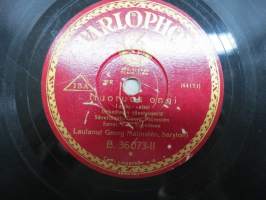 Parlophon B 36073 Georg Malmstén, barytoni Nuoruus onni / Donin tyttö -savikiekkoäänilevy / 78 rpm record