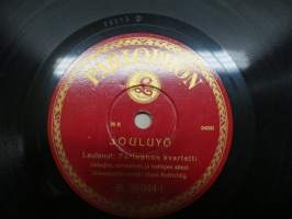 Parlophon B. 36044 Parlophon kvartetti Jouluyö / Oi, sä riemuisa! - savikiekkoäänilevy / 78 rpm record