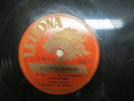 Leijona T 5014 Maire Ojonen Hyljätty rakkaus / Tonavan aallot - savikiekkoäänilevy / 78 rpm record