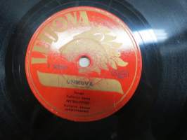 Leijona T 5053 Marianne, Kullervo Linnan solistiorkesteri Olet aatoksissain / Unikuva - savikiekkoäänilevy / 78 rpm record