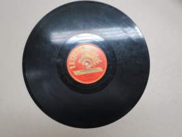 Leijona T  5020 Yrjö Haapanen ja Kullervo Linnan orkesteri Jätkän serenaadi / Jätkän lauantai - savikiekkoäänilevy / 78 rpm record