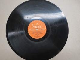 Sävel S 9019 Henry Theel ja Toivo Kärjen sekstetti Soutuvenheellä Kiinaan / On sambaa tanssi tää - savikiekkoäänilevy / 78 rpm record