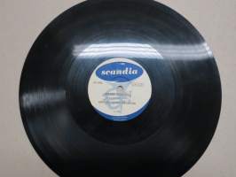 Scandia KS 296 Jaakko Salon orkesteri Afrikan tähti / Maria Dolores - savikiekkoäänilevy / 78 rpm record