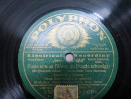 Polyphon XS 42718 J. Ekberg Miks´oi armas, kyynel sun silmäs täyttää? / Pusta uinuaa - savikiekkoäänilevy / 78 rpm record