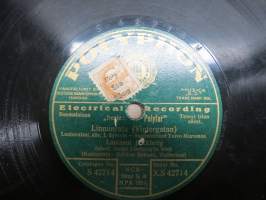 Polyphon XS 42714 J. Ekberg Linnunrata / Valkohiutaleita - savikiekkoäänilevy / 78 rpm record